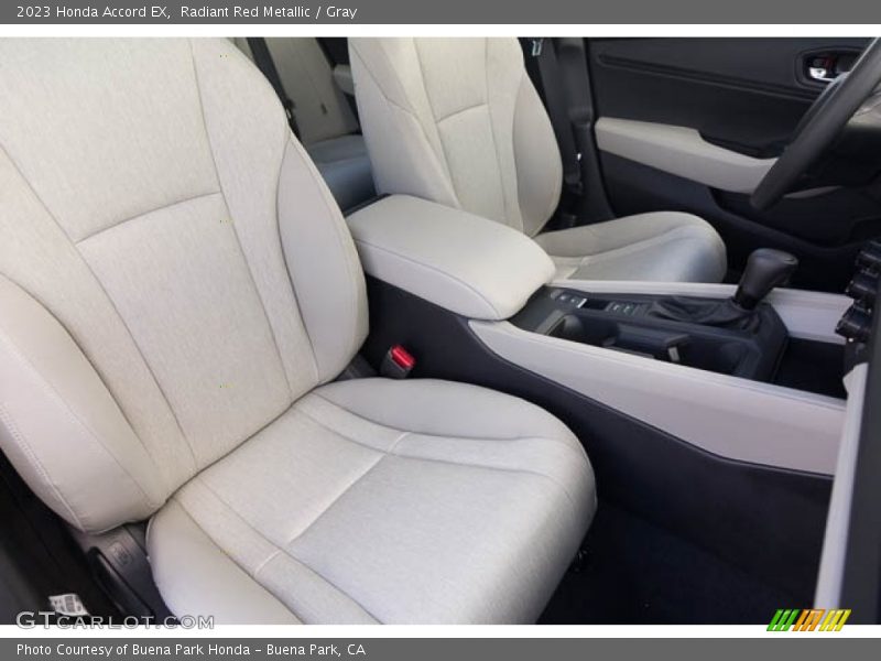Radiant Red Metallic / Gray 2023 Honda Accord EX