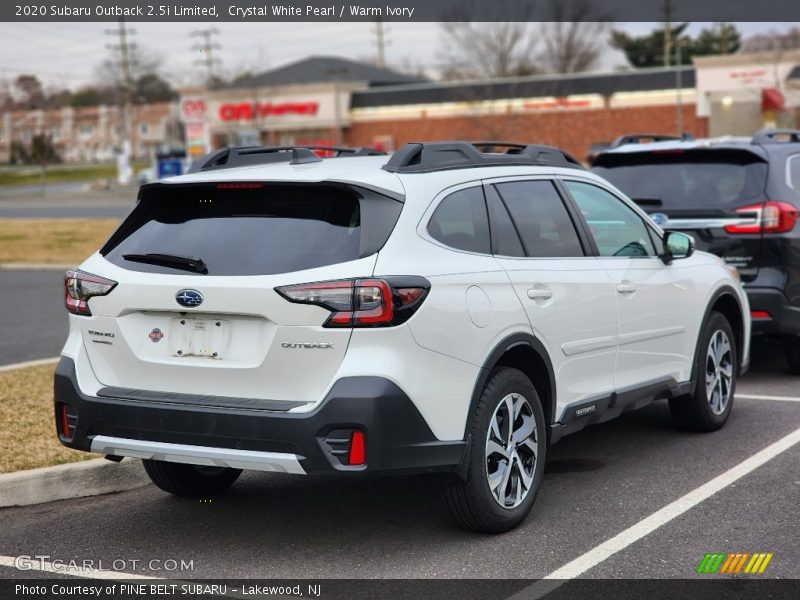 Crystal White Pearl / Warm Ivory 2020 Subaru Outback 2.5i Limited