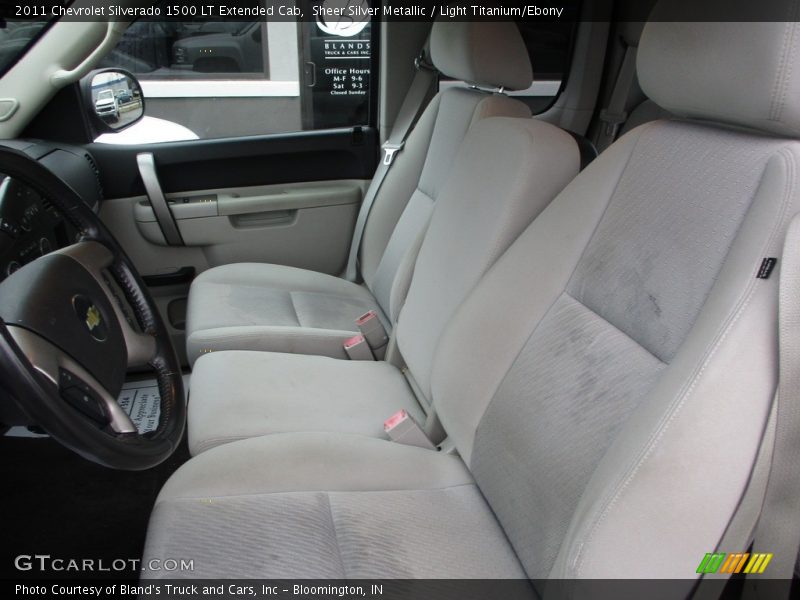 Sheer Silver Metallic / Light Titanium/Ebony 2011 Chevrolet Silverado 1500 LT Extended Cab