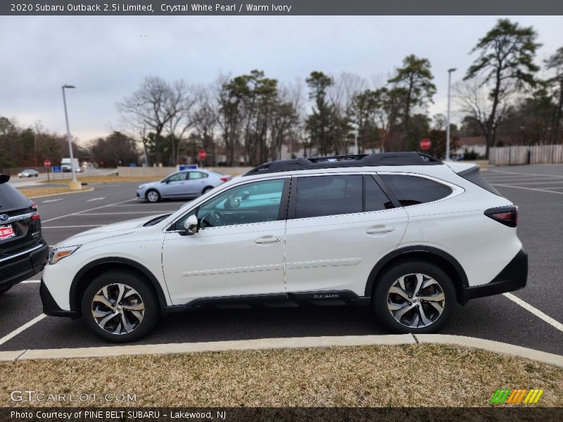 Crystal White Pearl / Warm Ivory 2020 Subaru Outback 2.5i Limited