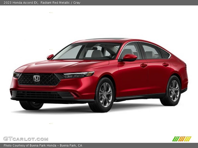 Radiant Red Metallic / Gray 2023 Honda Accord EX