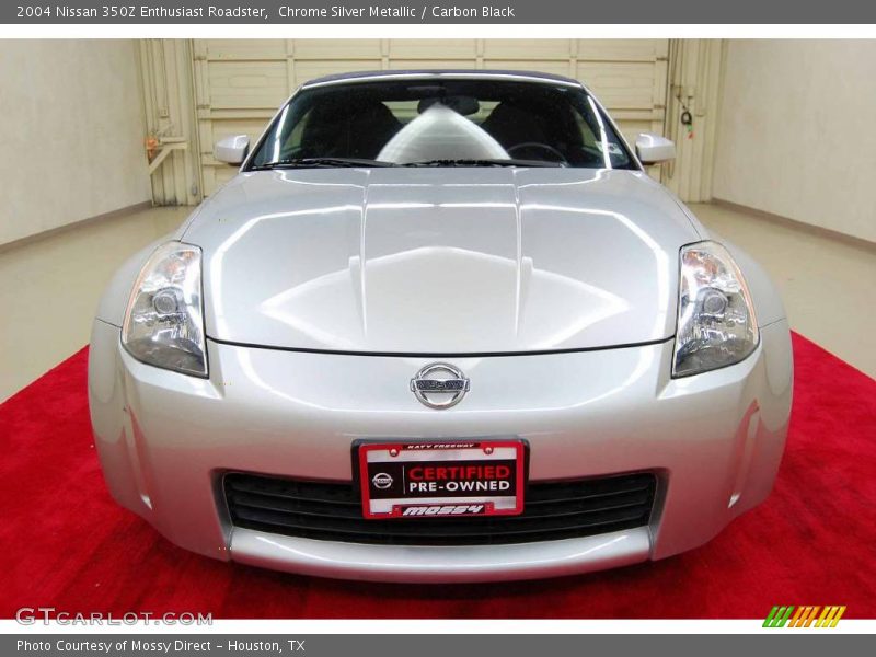 Chrome Silver Metallic / Carbon Black 2004 Nissan 350Z Enthusiast Roadster
