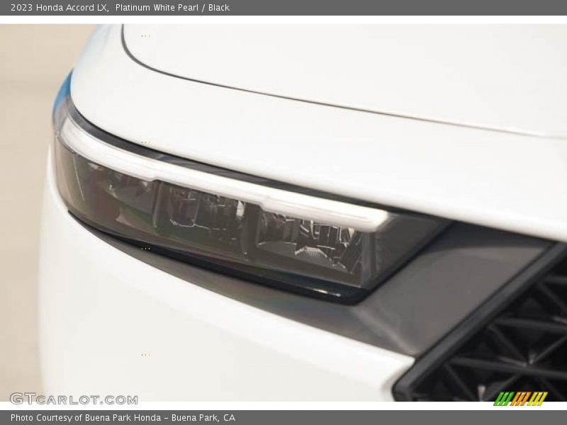 Platinum White Pearl / Black 2023 Honda Accord LX