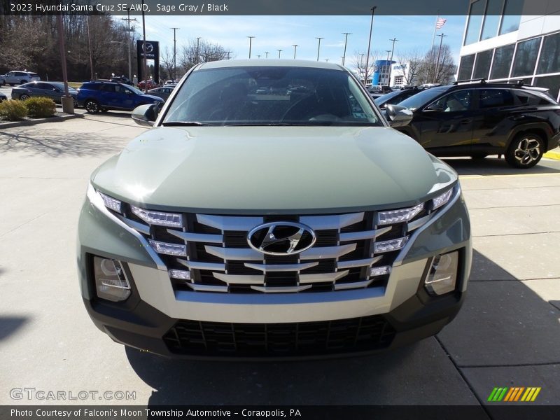 Sage Gray / Black 2023 Hyundai Santa Cruz SE AWD