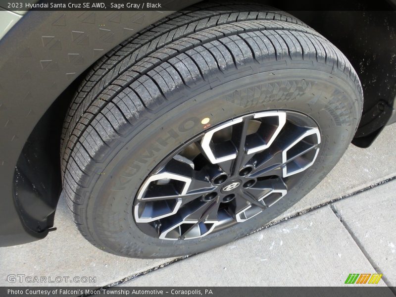 Sage Gray / Black 2023 Hyundai Santa Cruz SE AWD