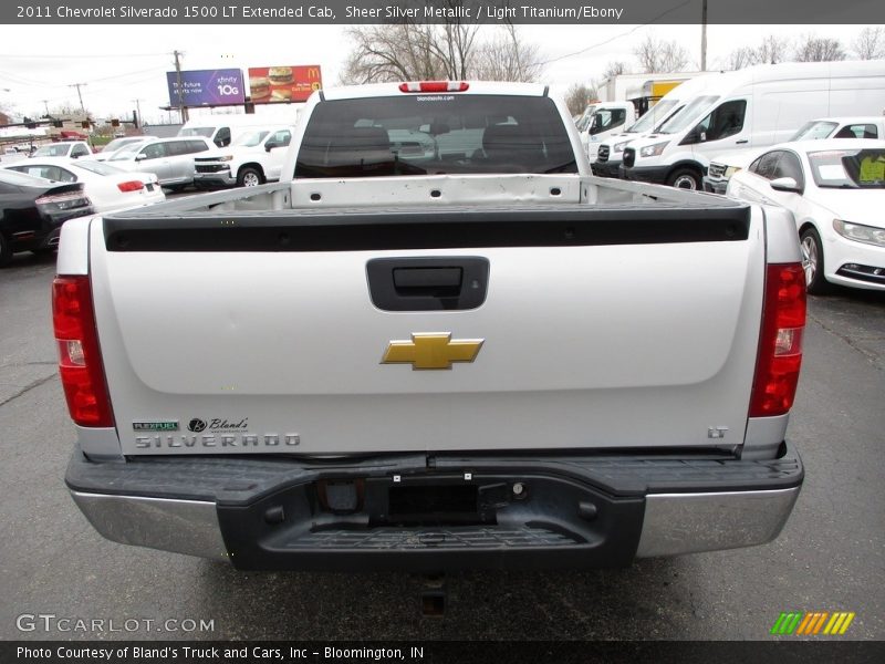 Sheer Silver Metallic / Light Titanium/Ebony 2011 Chevrolet Silverado 1500 LT Extended Cab