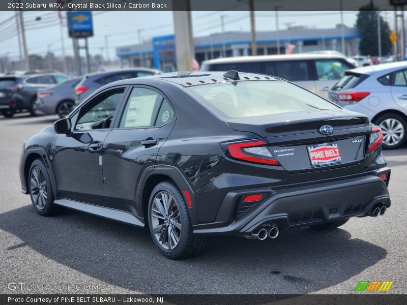 Crystal Black Silica / Carbon Black 2022 Subaru WRX