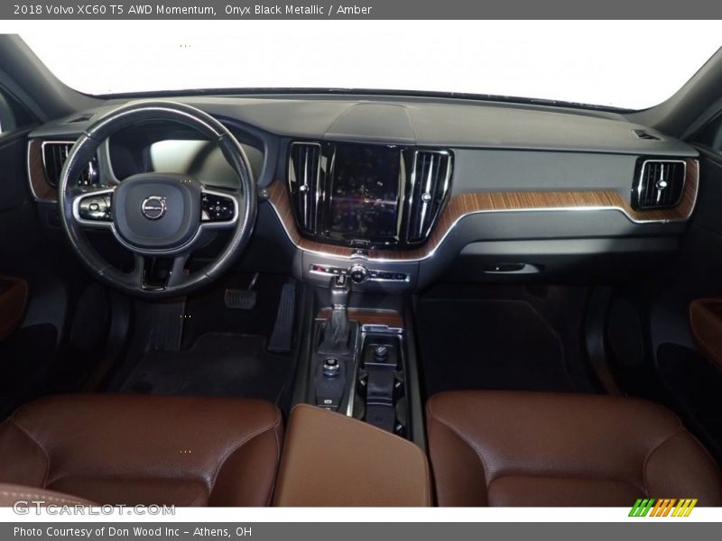 Onyx Black Metallic / Amber 2018 Volvo XC60 T5 AWD Momentum