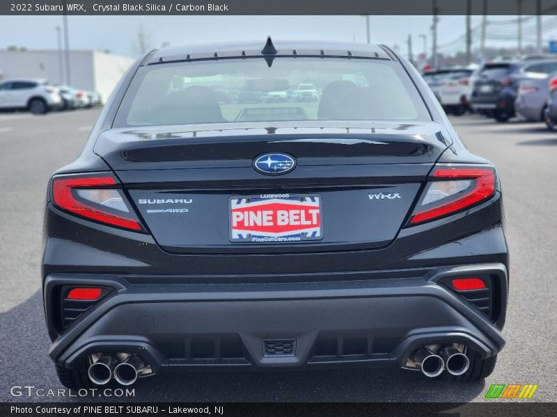 Crystal Black Silica / Carbon Black 2022 Subaru WRX