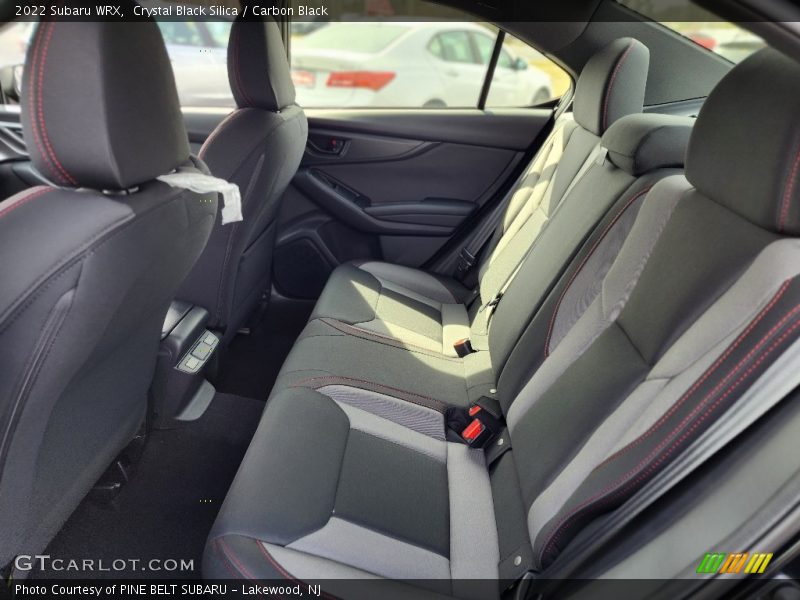 Rear Seat of 2022 WRX 