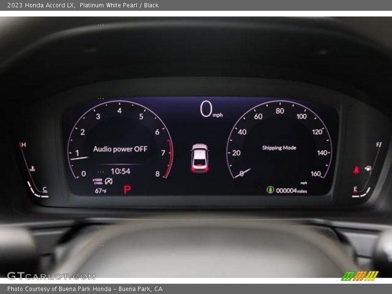 Platinum White Pearl / Black 2023 Honda Accord LX