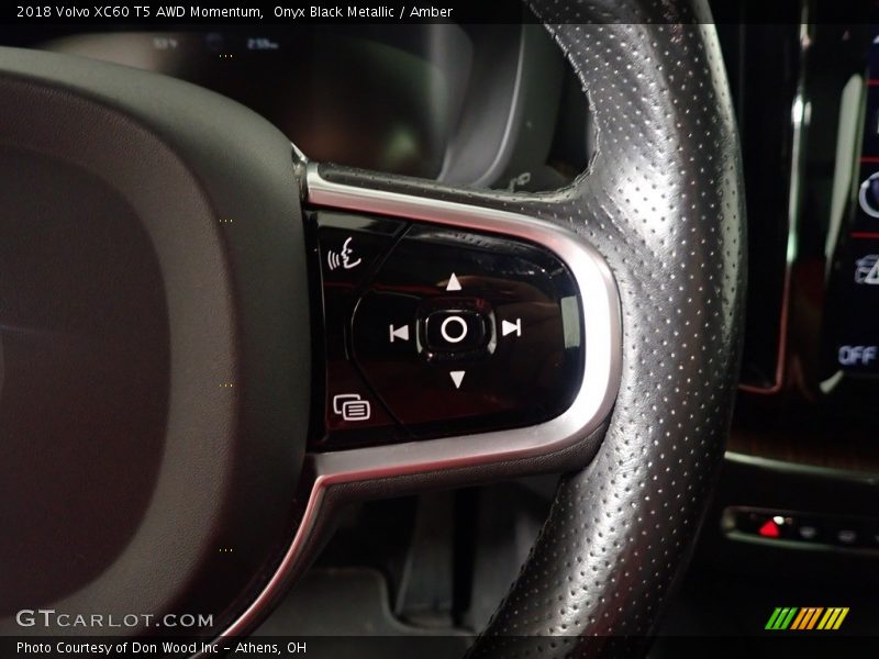 Onyx Black Metallic / Amber 2018 Volvo XC60 T5 AWD Momentum