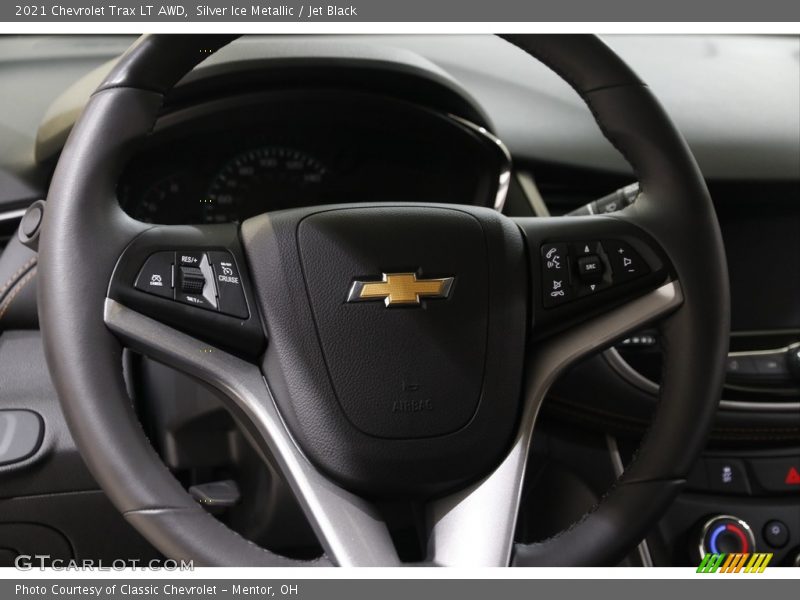 Silver Ice Metallic / Jet Black 2021 Chevrolet Trax LT AWD