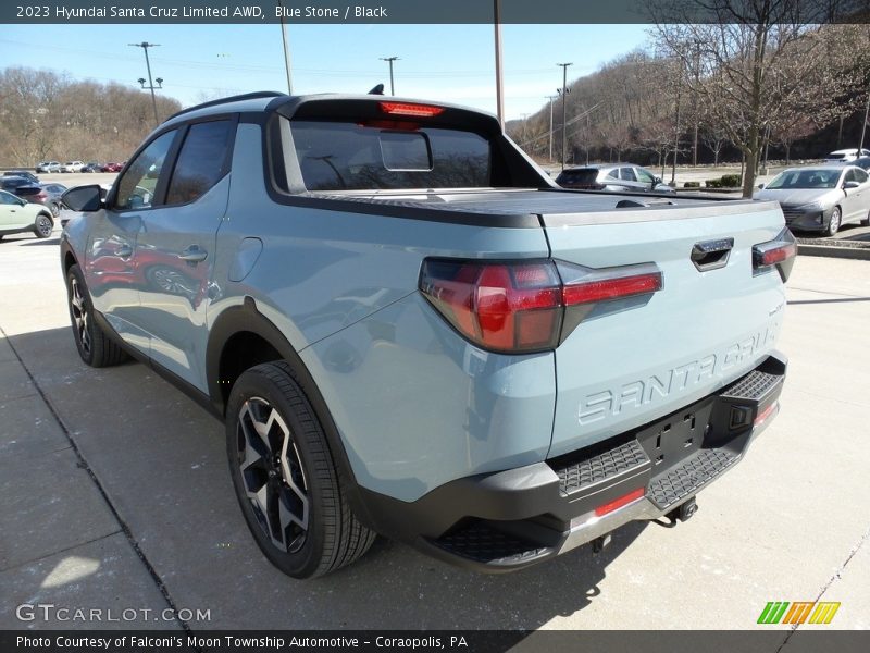 Blue Stone / Black 2023 Hyundai Santa Cruz Limited AWD