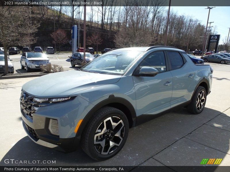 Blue Stone / Black 2023 Hyundai Santa Cruz Limited AWD