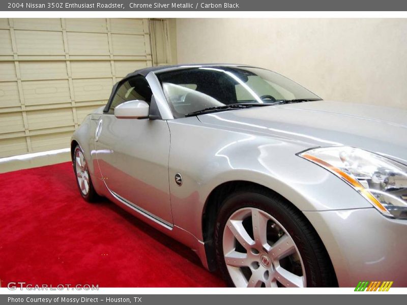 Chrome Silver Metallic / Carbon Black 2004 Nissan 350Z Enthusiast Roadster