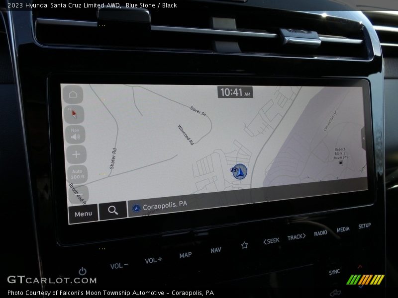 Blue Stone / Black 2023 Hyundai Santa Cruz Limited AWD