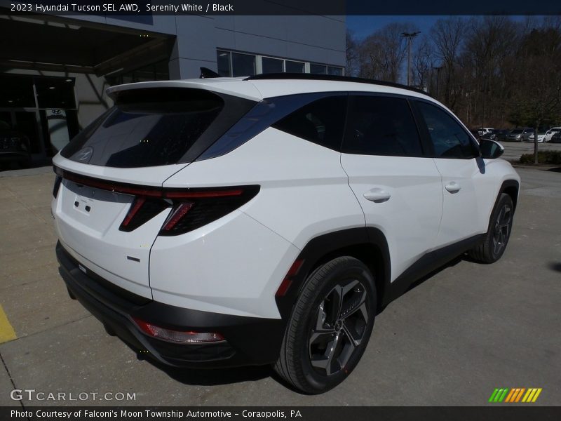 Serenity White / Black 2023 Hyundai Tucson SEL AWD