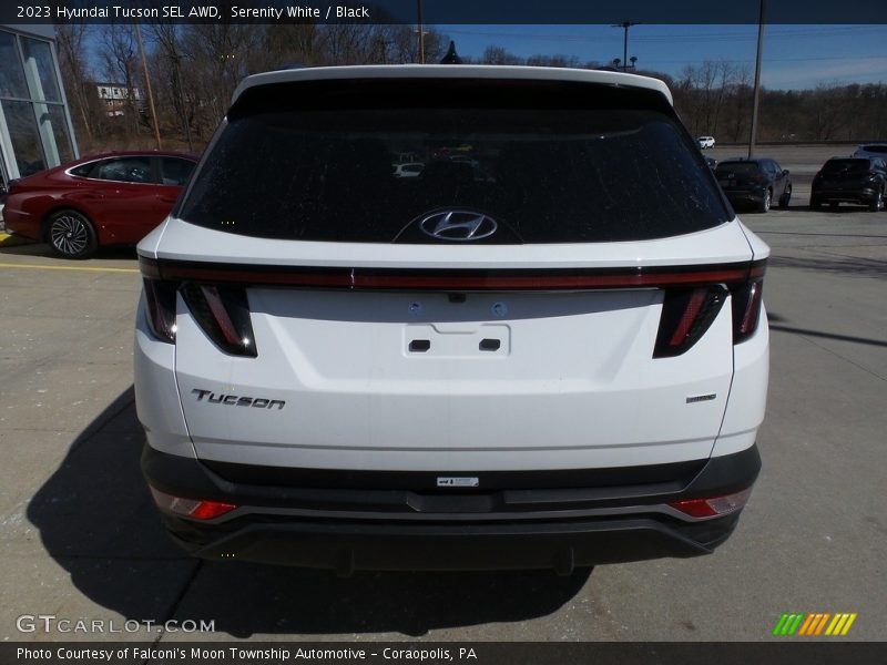 Serenity White / Black 2023 Hyundai Tucson SEL AWD