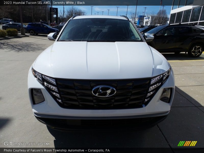 Serenity White / Black 2023 Hyundai Tucson SEL AWD