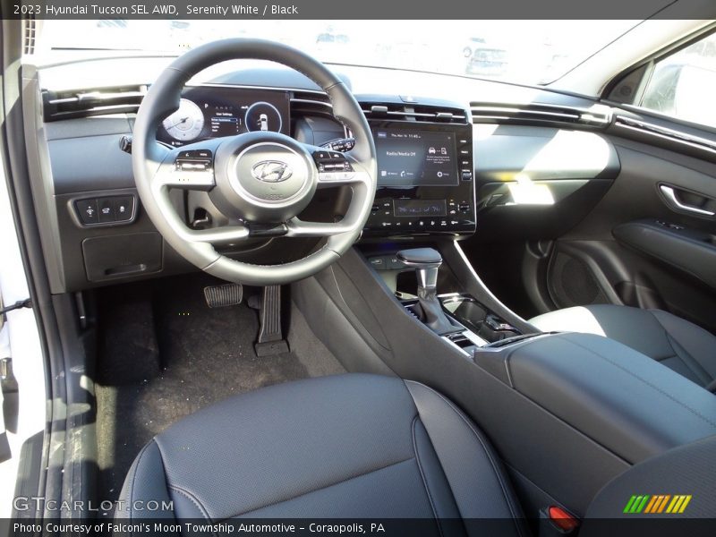 Serenity White / Black 2023 Hyundai Tucson SEL AWD