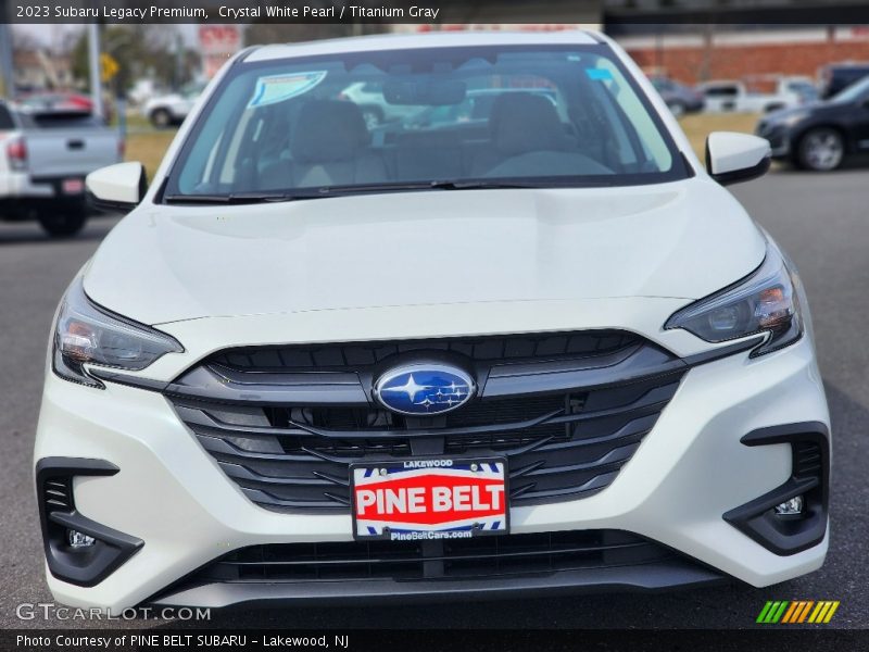 Crystal White Pearl / Titanium Gray 2023 Subaru Legacy Premium