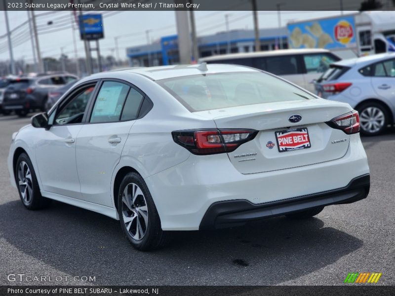 Crystal White Pearl / Titanium Gray 2023 Subaru Legacy Premium