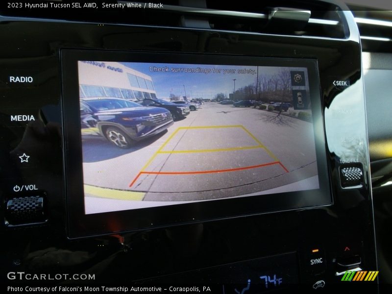 Serenity White / Black 2023 Hyundai Tucson SEL AWD