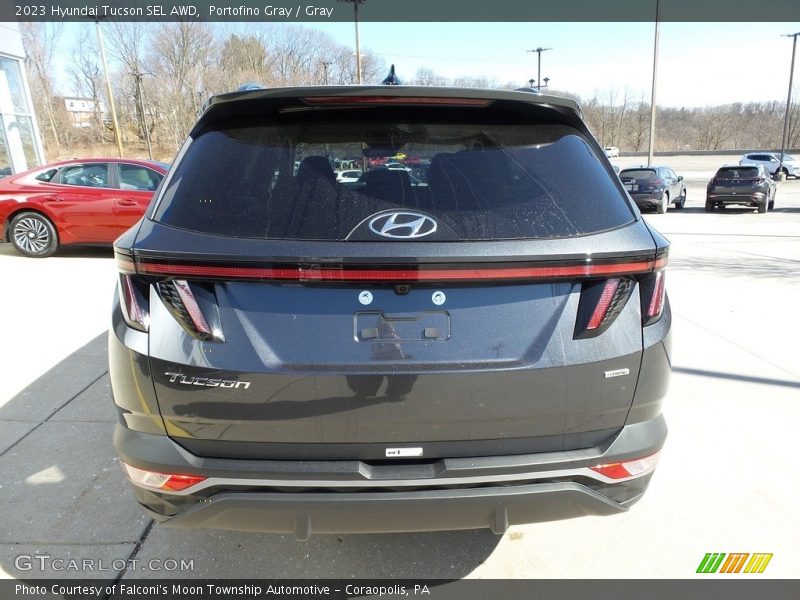 Portofino Gray / Gray 2023 Hyundai Tucson SEL AWD