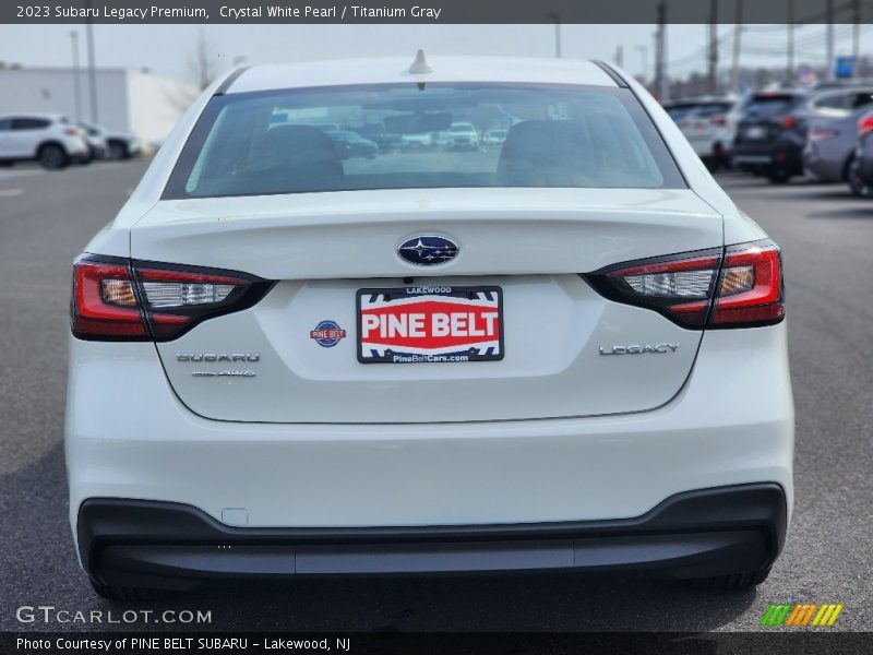 Crystal White Pearl / Titanium Gray 2023 Subaru Legacy Premium