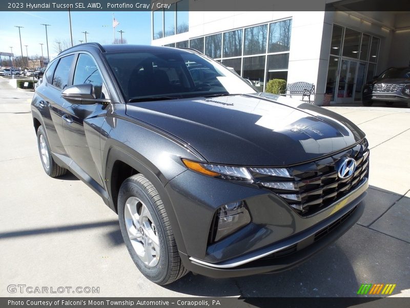 Portofino Gray / Gray 2023 Hyundai Tucson SEL AWD