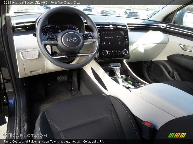 Portofino Gray / Gray 2023 Hyundai Tucson SEL AWD