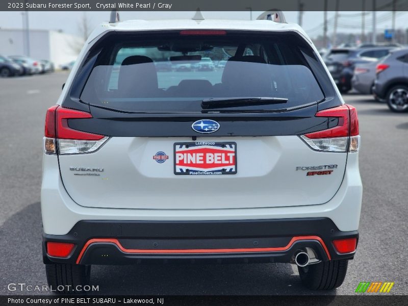 Crystal White Pearl / Gray 2023 Subaru Forester Sport