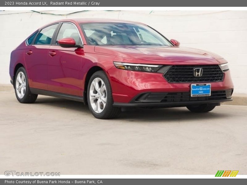 Radiant Red Metallic / Gray 2023 Honda Accord LX