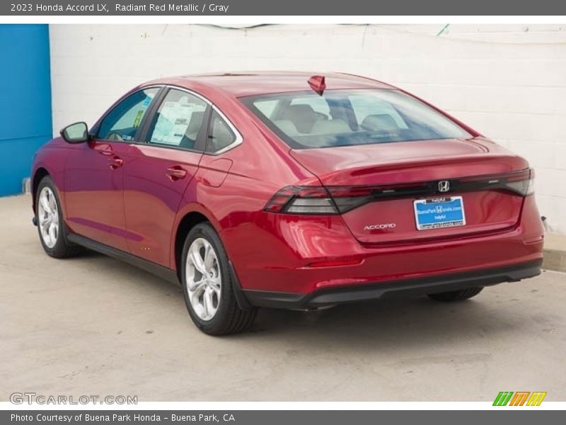 Radiant Red Metallic / Gray 2023 Honda Accord LX