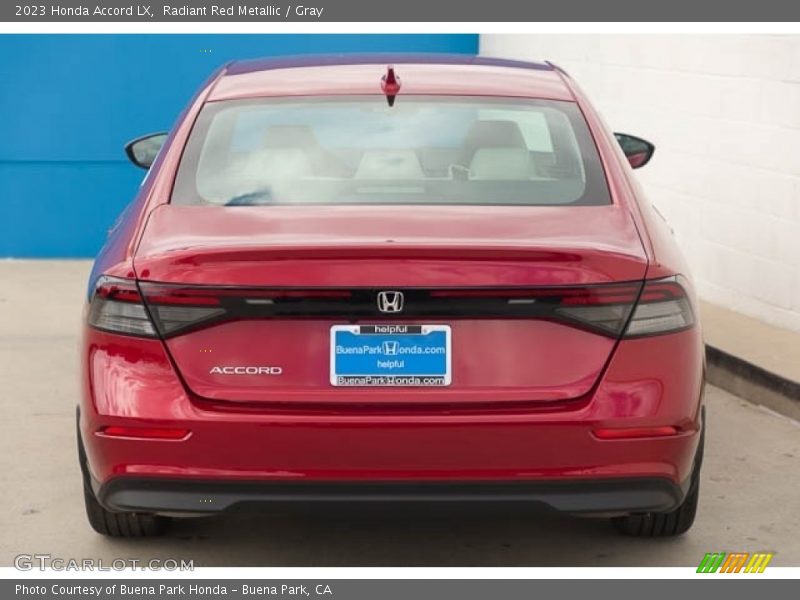 Radiant Red Metallic / Gray 2023 Honda Accord LX