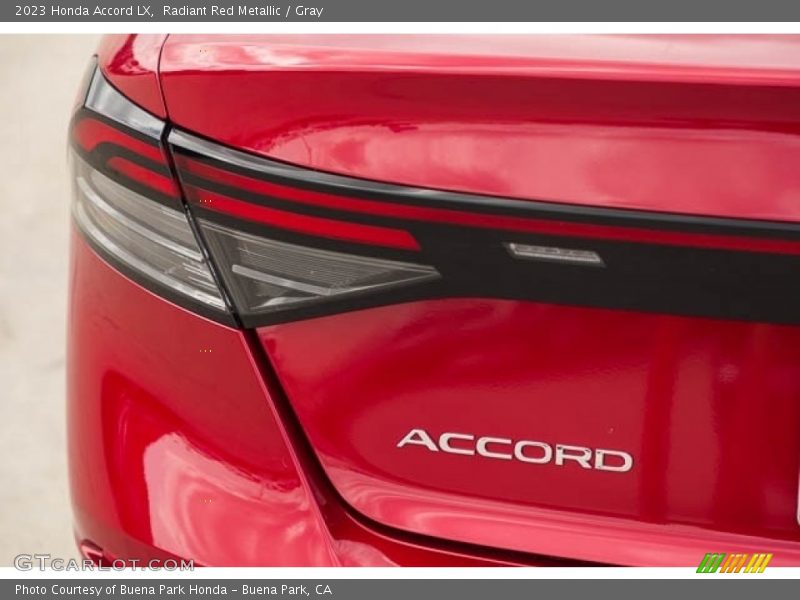 Radiant Red Metallic / Gray 2023 Honda Accord LX