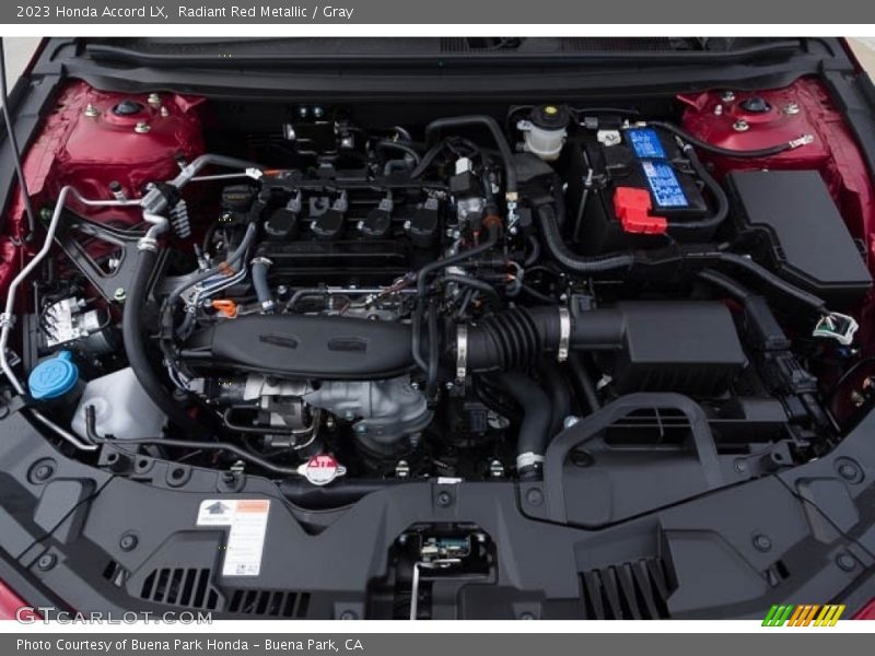 Radiant Red Metallic / Gray 2023 Honda Accord LX