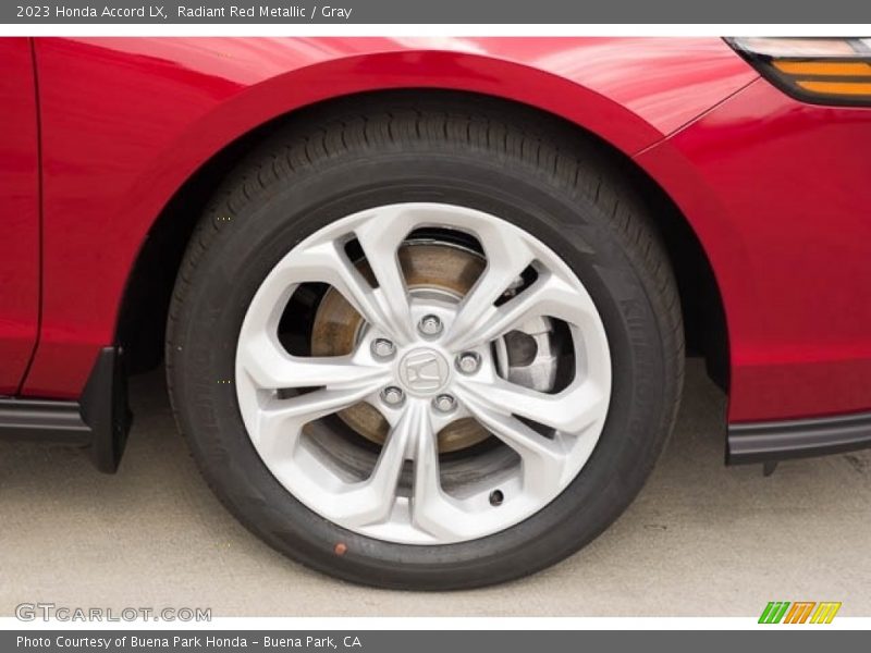 Radiant Red Metallic / Gray 2023 Honda Accord LX