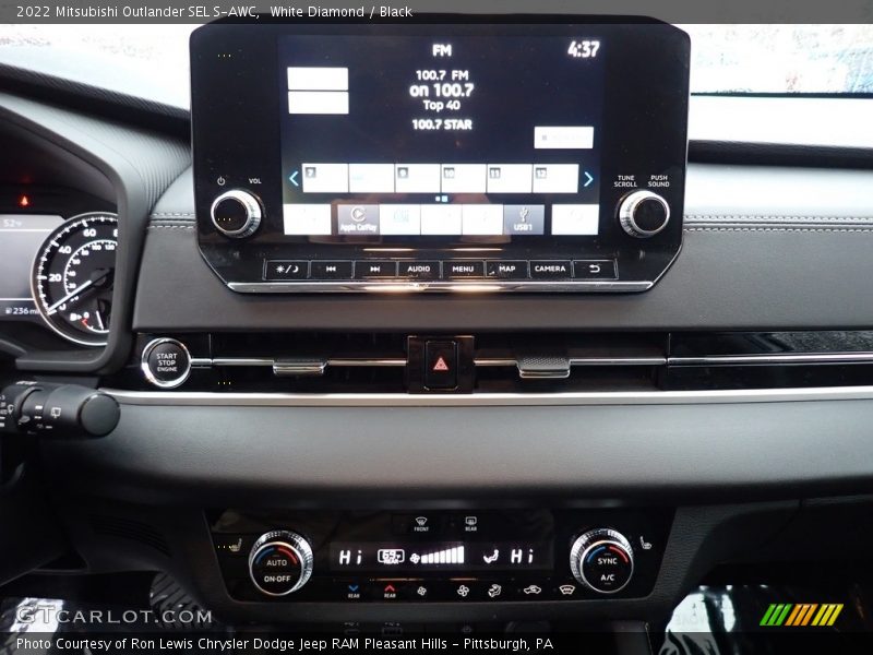 White Diamond / Black 2022 Mitsubishi Outlander SEL S-AWC