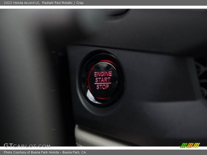 Radiant Red Metallic / Gray 2023 Honda Accord LX