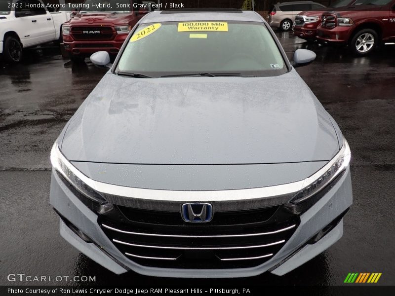Sonic Gray Pearl / Black 2022 Honda Accord Touring Hybrid