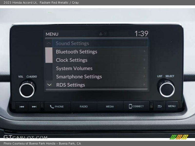Radiant Red Metallic / Gray 2023 Honda Accord LX