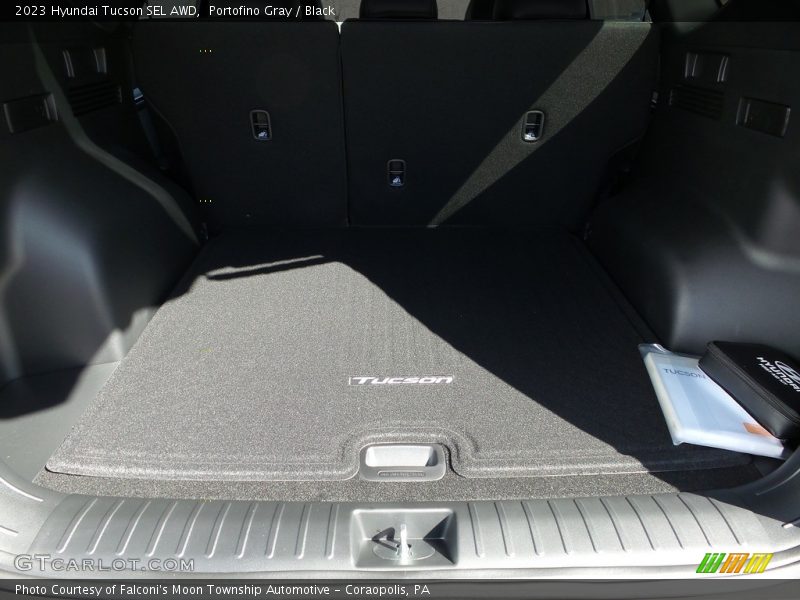 Portofino Gray / Black 2023 Hyundai Tucson SEL AWD