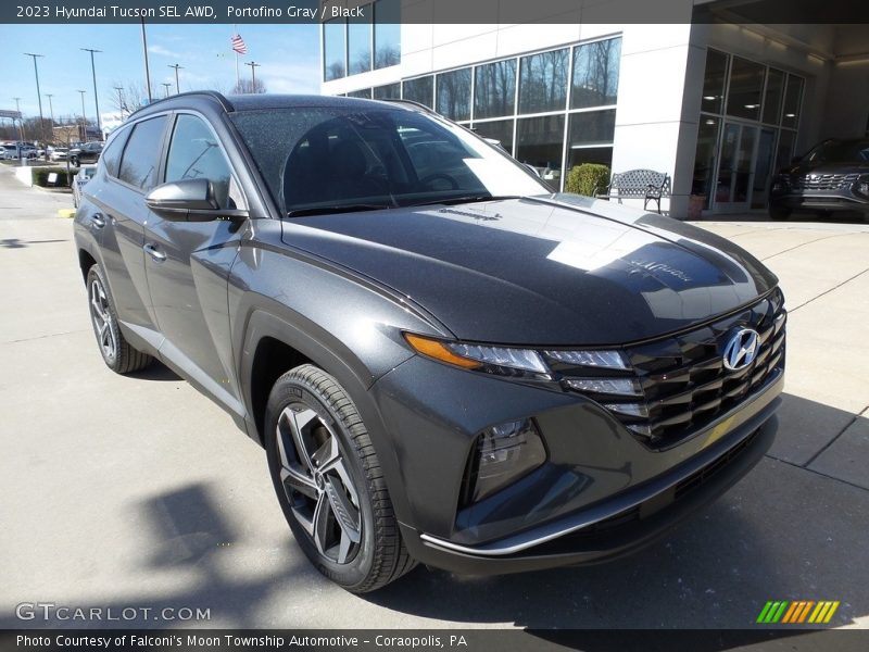 Front 3/4 View of 2023 Tucson SEL AWD