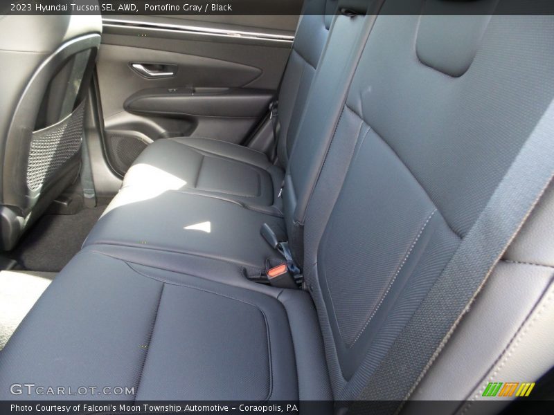 Portofino Gray / Black 2023 Hyundai Tucson SEL AWD