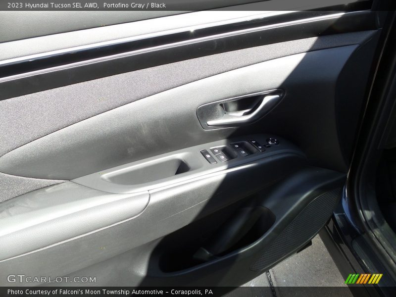 Portofino Gray / Black 2023 Hyundai Tucson SEL AWD