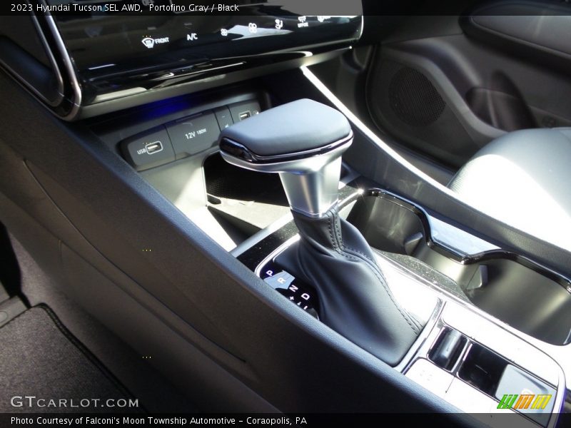 Portofino Gray / Black 2023 Hyundai Tucson SEL AWD