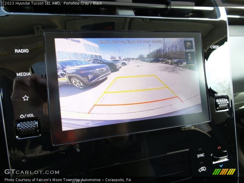 Portofino Gray / Black 2023 Hyundai Tucson SEL AWD