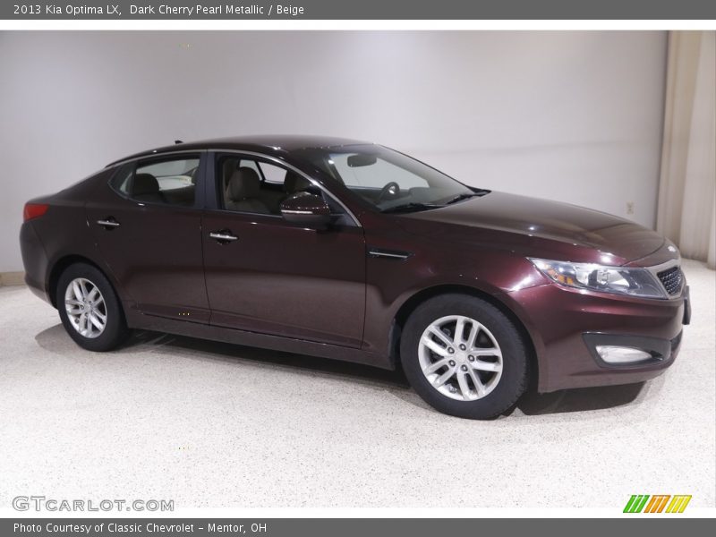 Dark Cherry Pearl Metallic / Beige 2013 Kia Optima LX